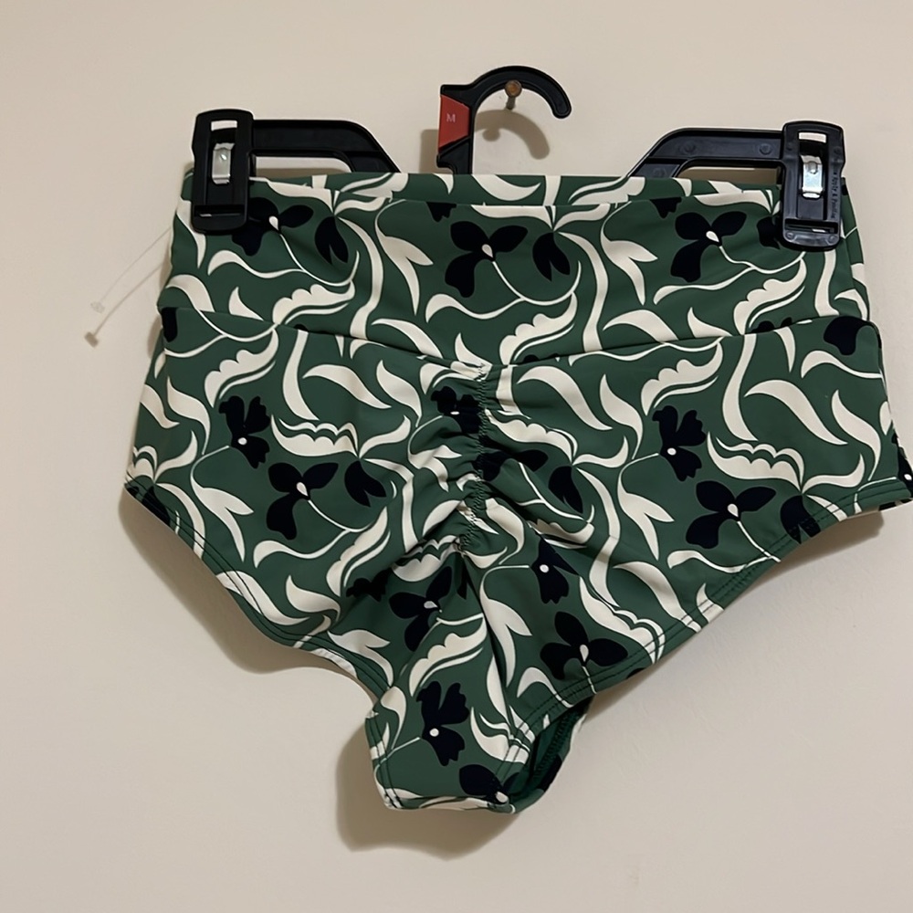 NEW Montce added coverage high Rise Swim bikini Bottoms size Large - Picture 3 of 10